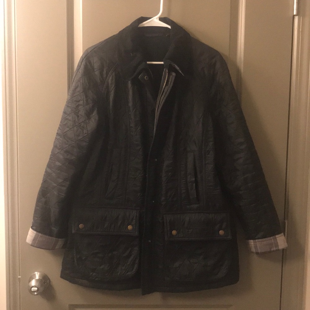 Barbour women’s jacket black fleece lined